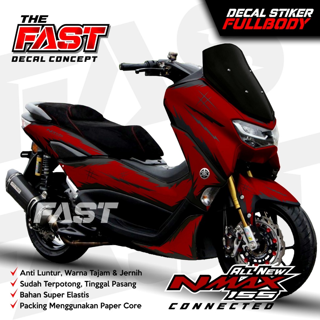 Nmax New 155 Full Body Stickers, Latest Nmax New Fullbody Decal ...