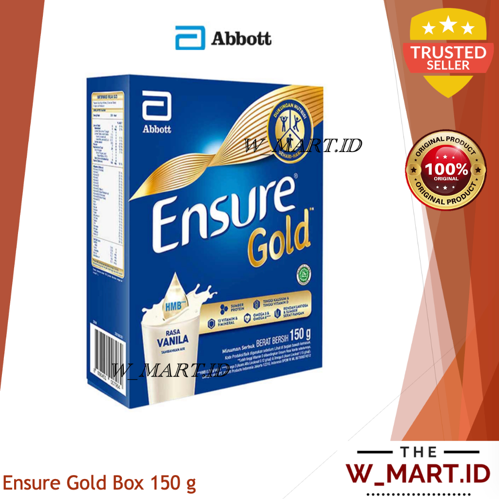 ENSURE GOLD WHEAT VANILLA MILK ADULT BOX ELDER 150 GR | Shopee Philippines