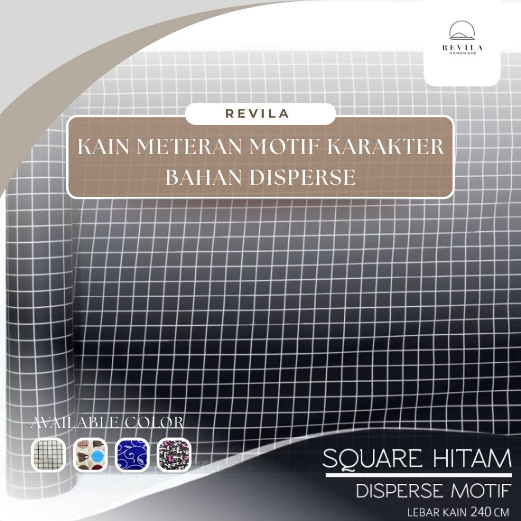 REVILA Retail Character Motif Fabric by the Meter Disperse Material ...