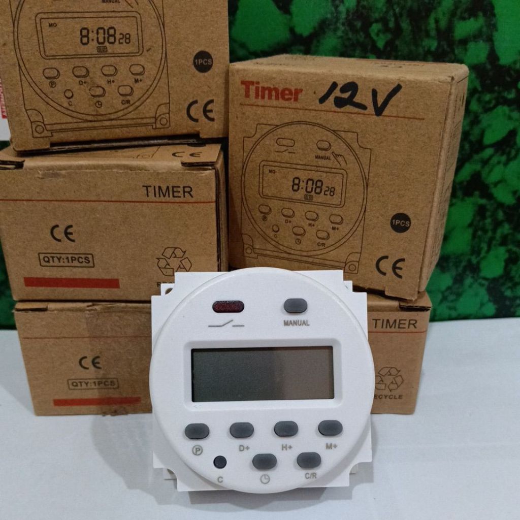 DIGITAL TIMER DC 12V 16A / AC 220-240V 16A | Shopee Philippines