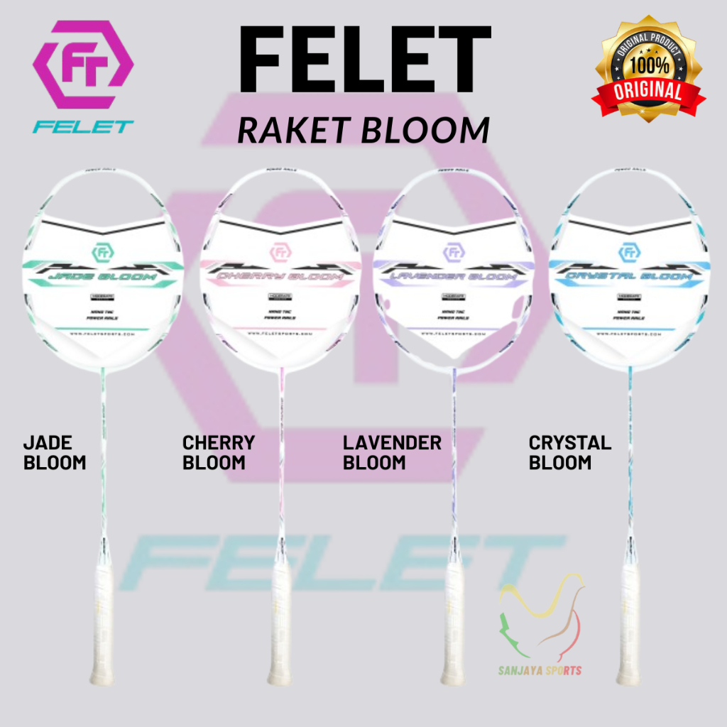 BADMINTON RACKET FELET BLOOM ORIGINAL RACKET | Shopee Philippines