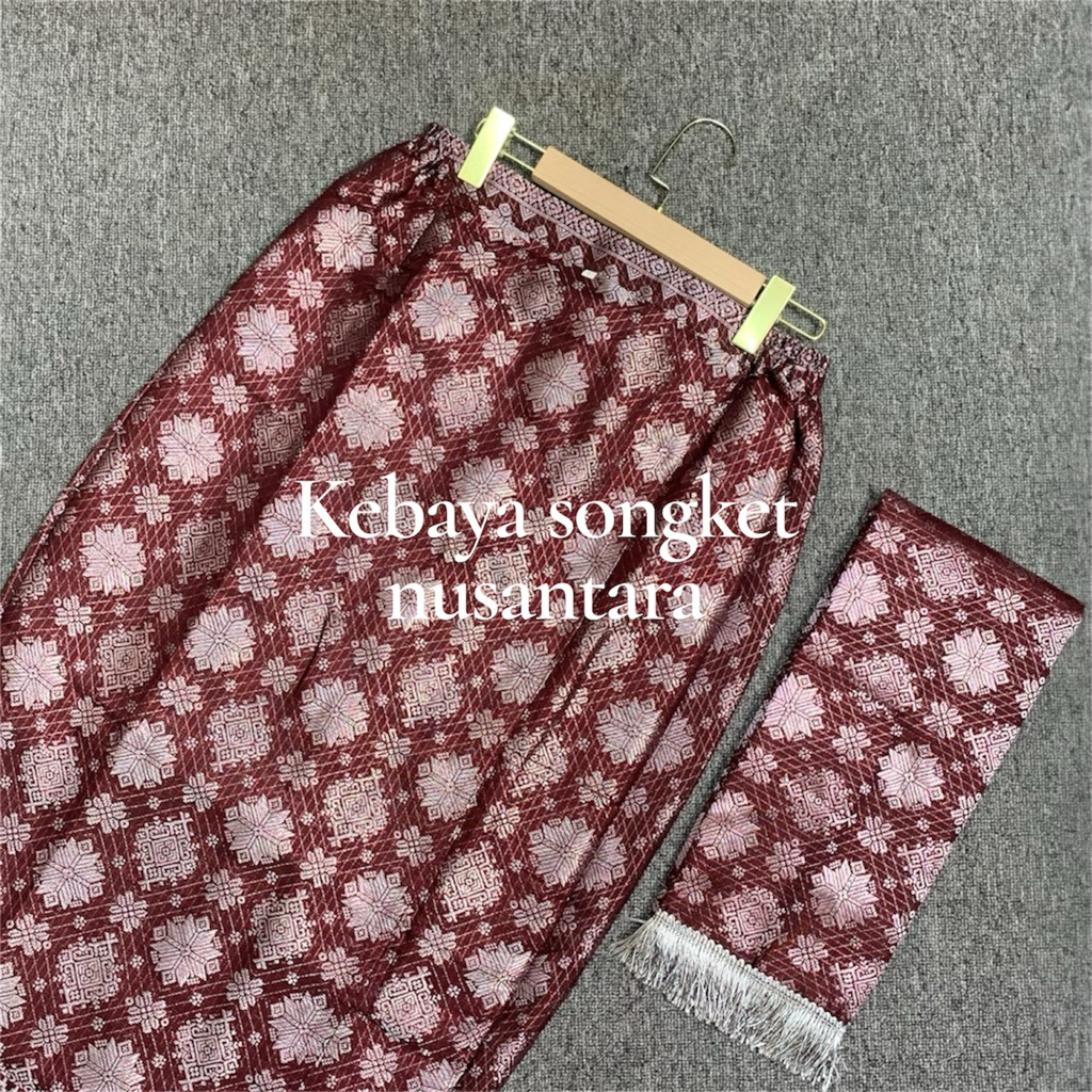 Songket Span Skirt and/ Shawl Songket Skirt Kebaya for Weddings Songket ...