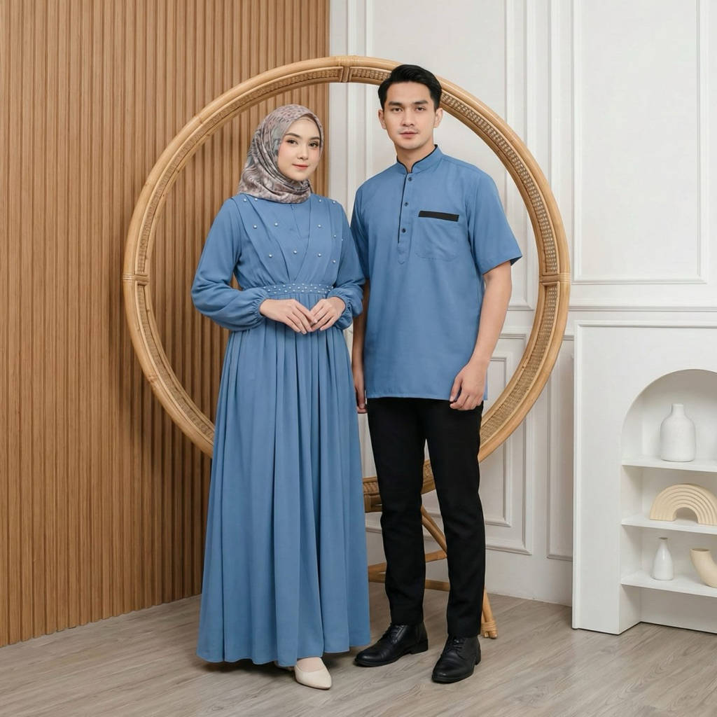 AZORA MUTIARA COUPLE CLOTHES SHORT-SLEEVEDkoko AZORA BENECIA COUPLE SET ...