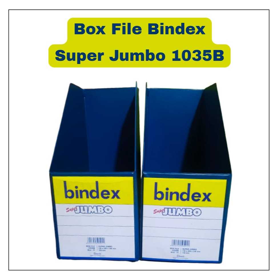 Bindex 1035B Super Jumbo File Box [Contents 6 Pcs] Blue Bambi 150 mm ...