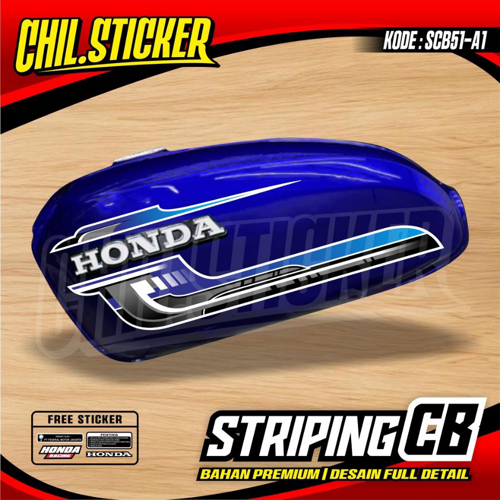 STRIPING LIST CB 100 Sticker Dhimas Mocil Striping CB 125 Airbrush iam ...
