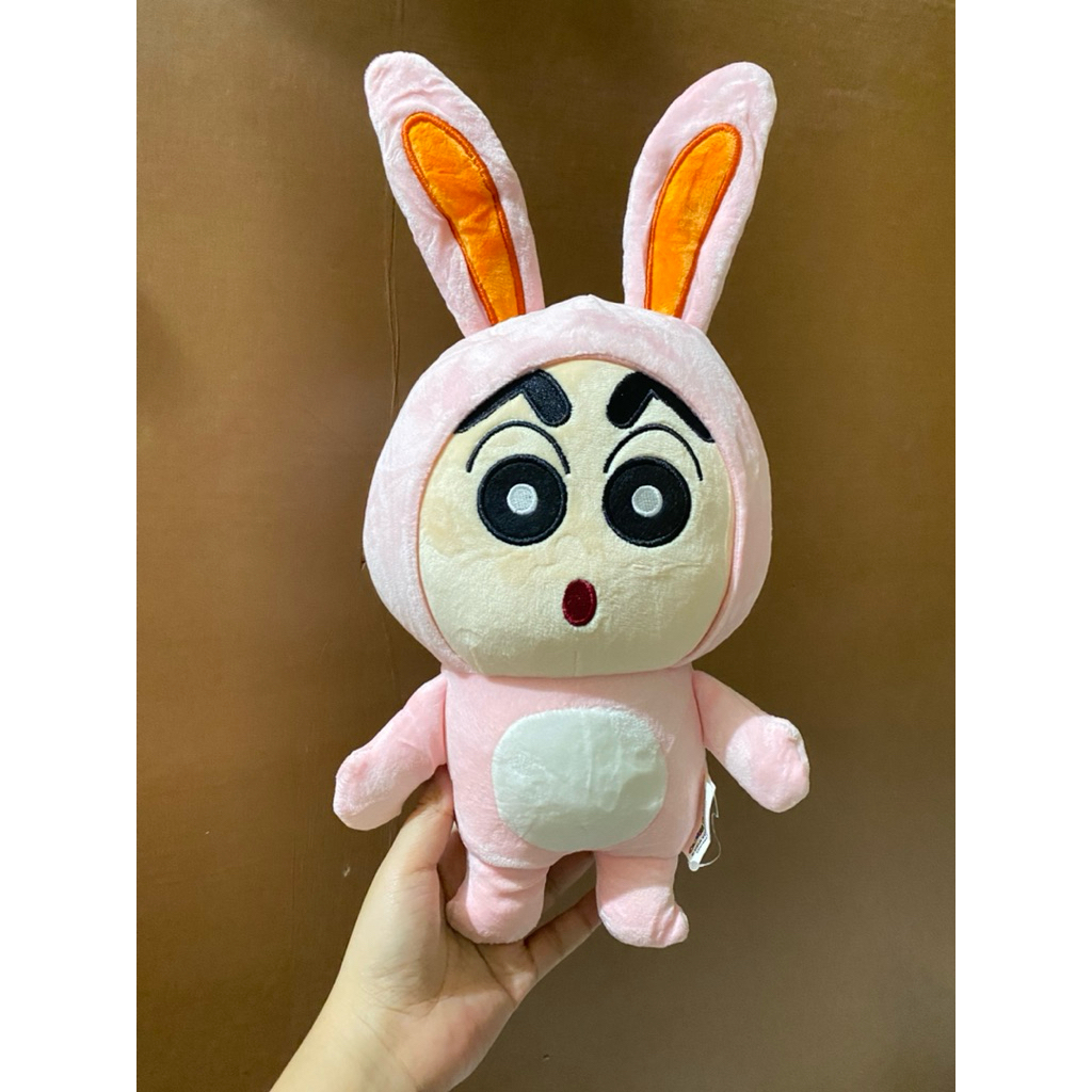 Crayon Shinchan Character Doll Pink Rabbit Costume size 28cm Original ...
