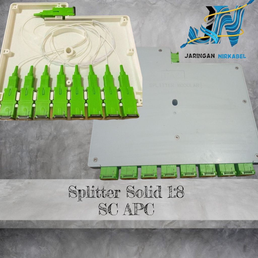 Solid Passive Splitter Type SC APC 1:8 Solid Box Splitter 1:8 SC APC ...