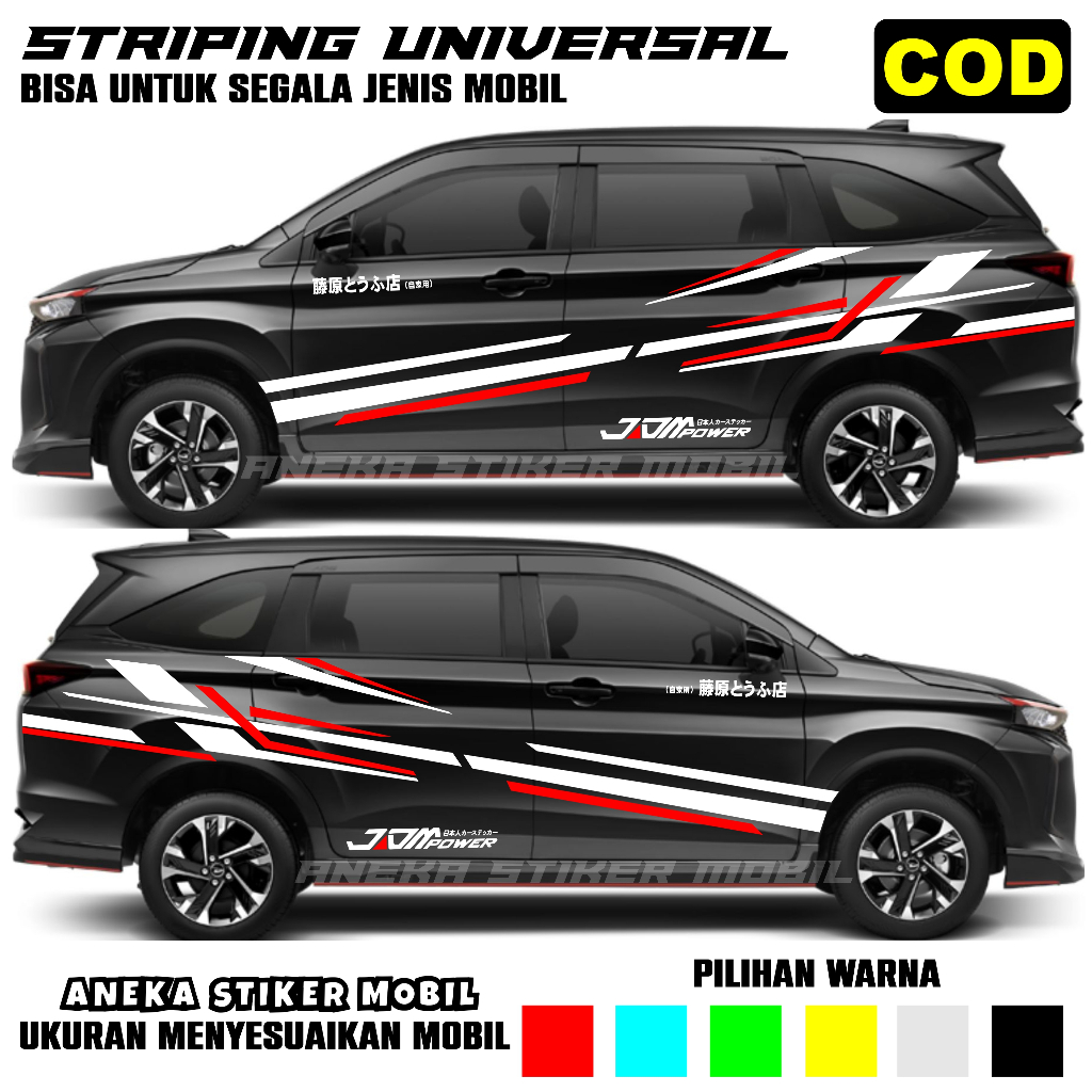 Universal Car Stickers with Minimalist List Can Be Used for All Types ...