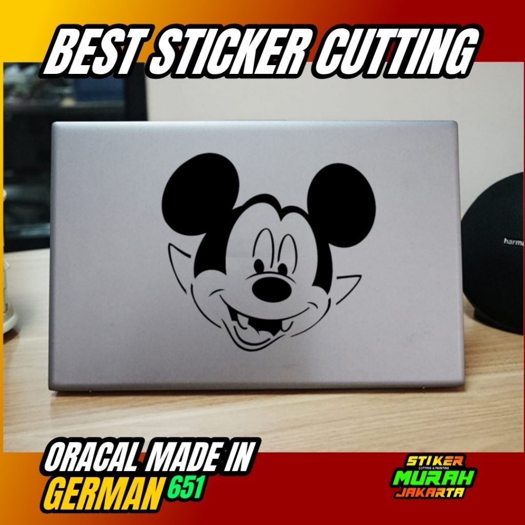 MICKEY MOUSE STICKER 30 CUSTOM CUTTING STICKER TRANSPARENT LOGO ...