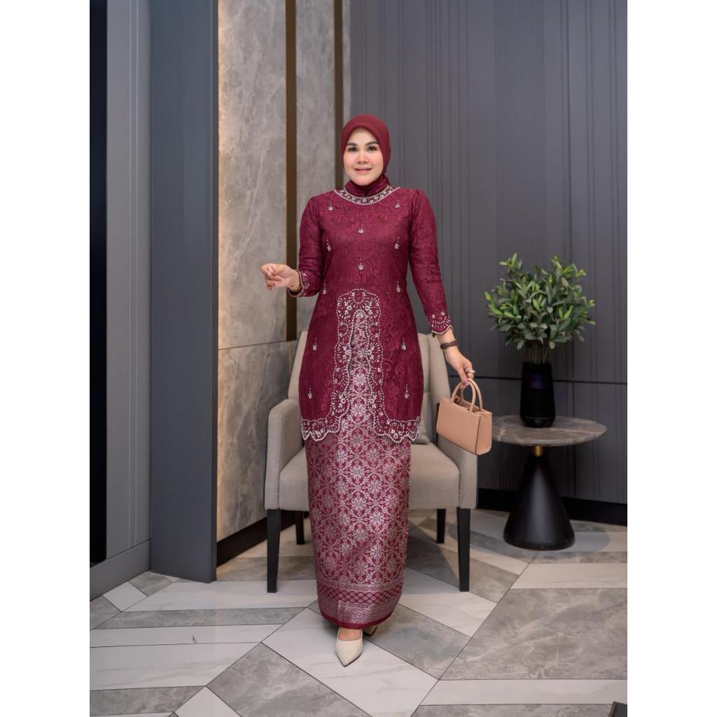 Nala Burkat Tunic Set || Full Lining Burkat Tunic || GRADUATION Kebaya ...
