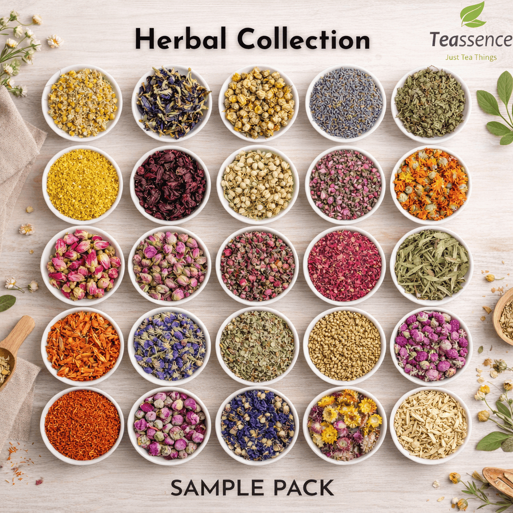 TEASSENCE SAMPLE Pack Flower Tea Herbal Tea Tisane/ Flower Tea/ Flower ...