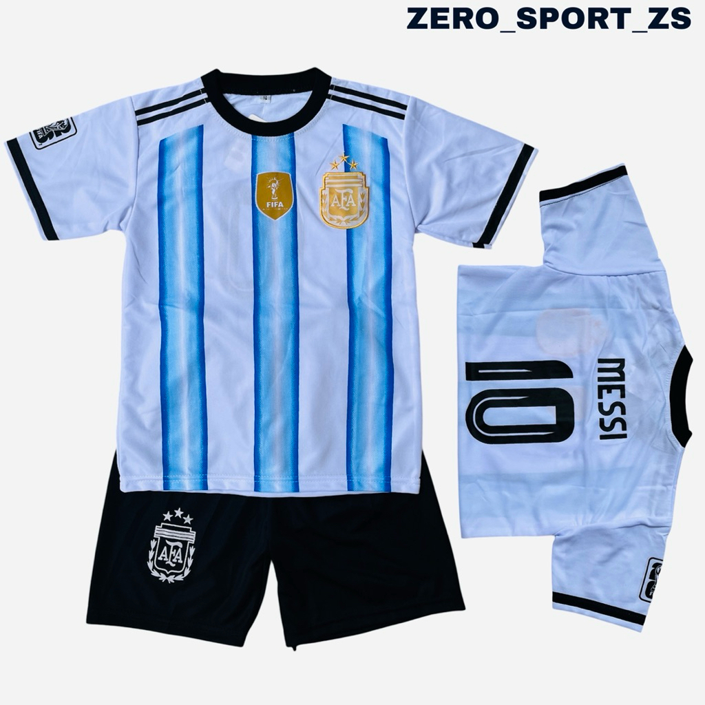 COD NEWEST ARGENTINA KIDS' FOOTBALL SHIRT SET 2026 MESSI FOOTBALL SHIRT ...