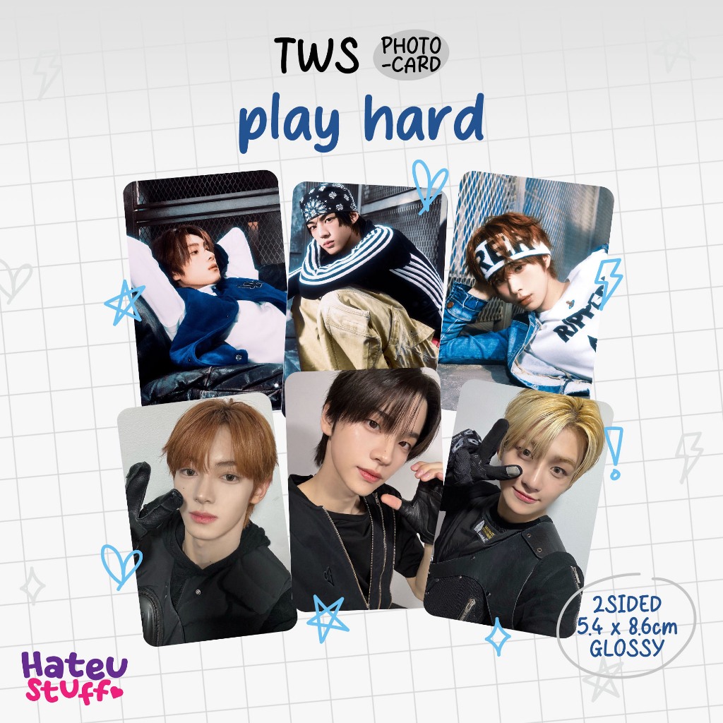 TWS Unofficial Photocard play hard + Selca | Shopee Philippines