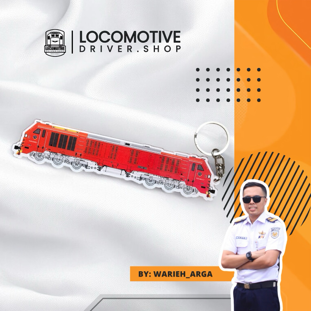 GANTUNGAN CC 300 V1 Locomotive Train Keychain by @warieprice | Shopee ...