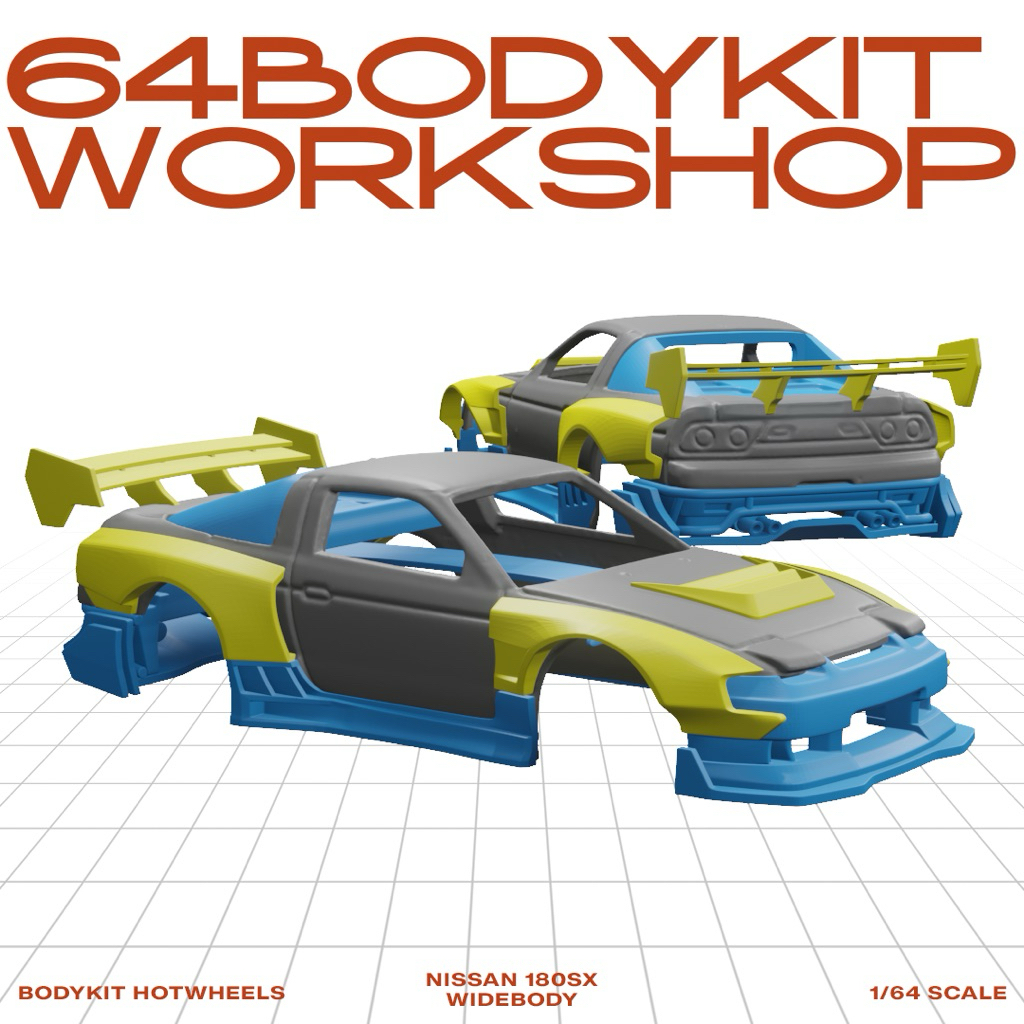 HOT WHEELS BODYKIT NISSAN 180SX WIDEBODY | Shopee Philippines