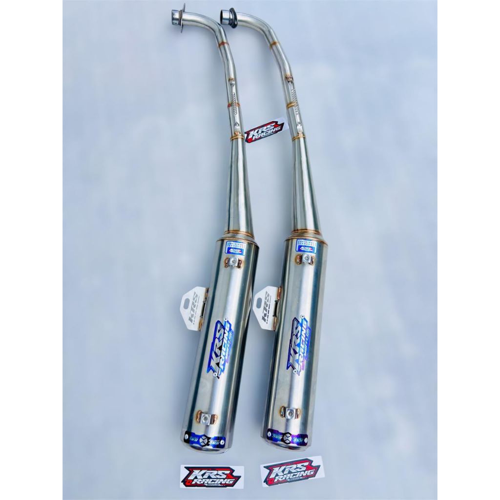 Exhaust std KRS logo blue Jupiter z burhan vega r new z1 vorce bass ...