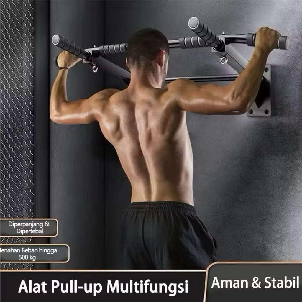Hanging Pull Up Bar Home fitness Chin Up/ Home gym equipment/ Iron Gym ...