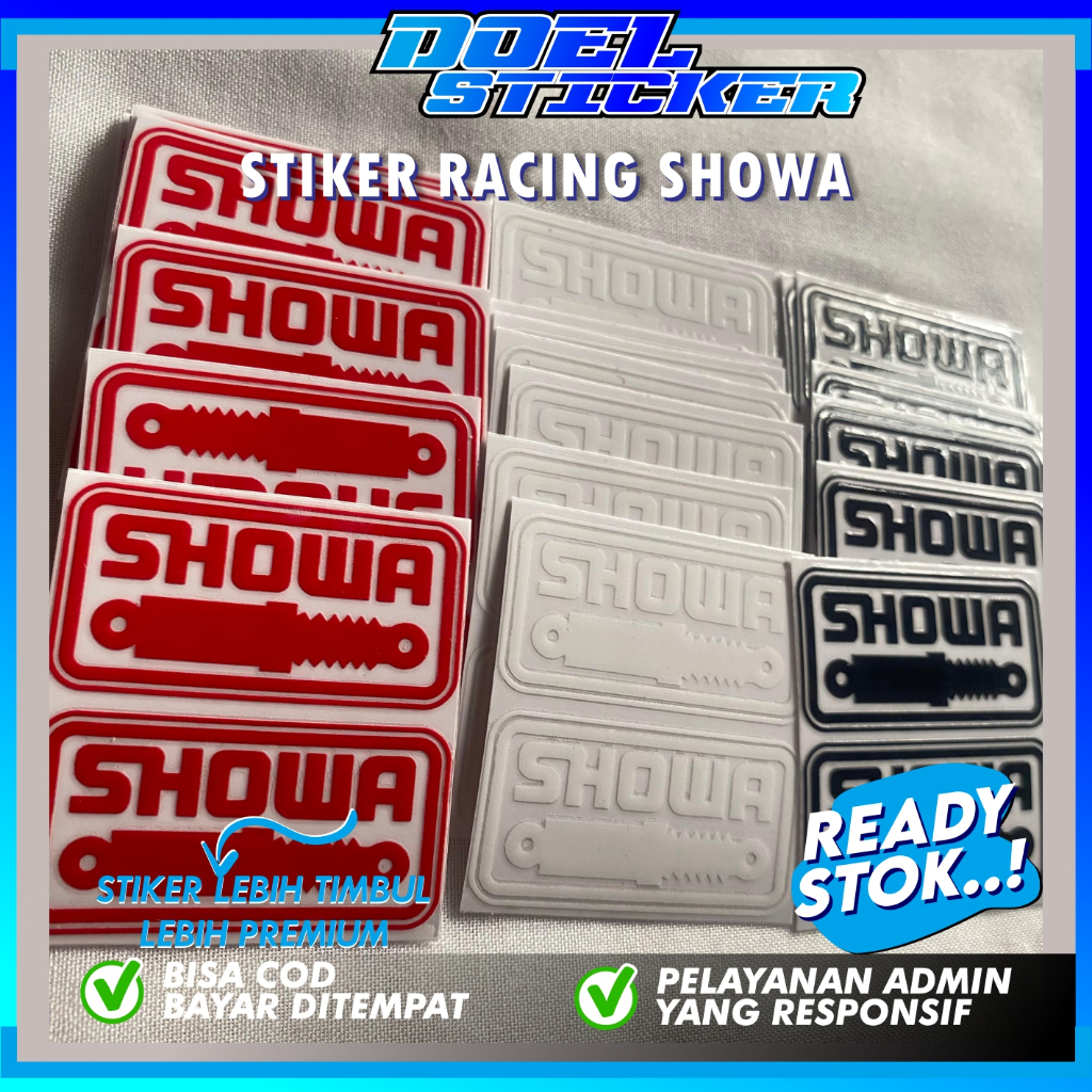 Showa Sticker Transparent Embossed Shock bottom Sticker | Shopee ...