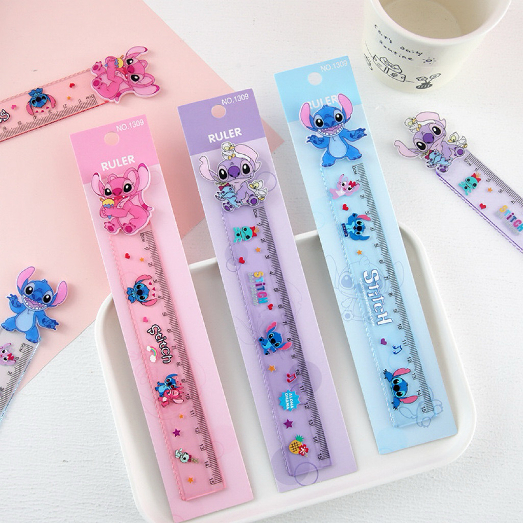 Lilo stitch ruler 15cm/ lilo and stitch character ruler | Shopee ...