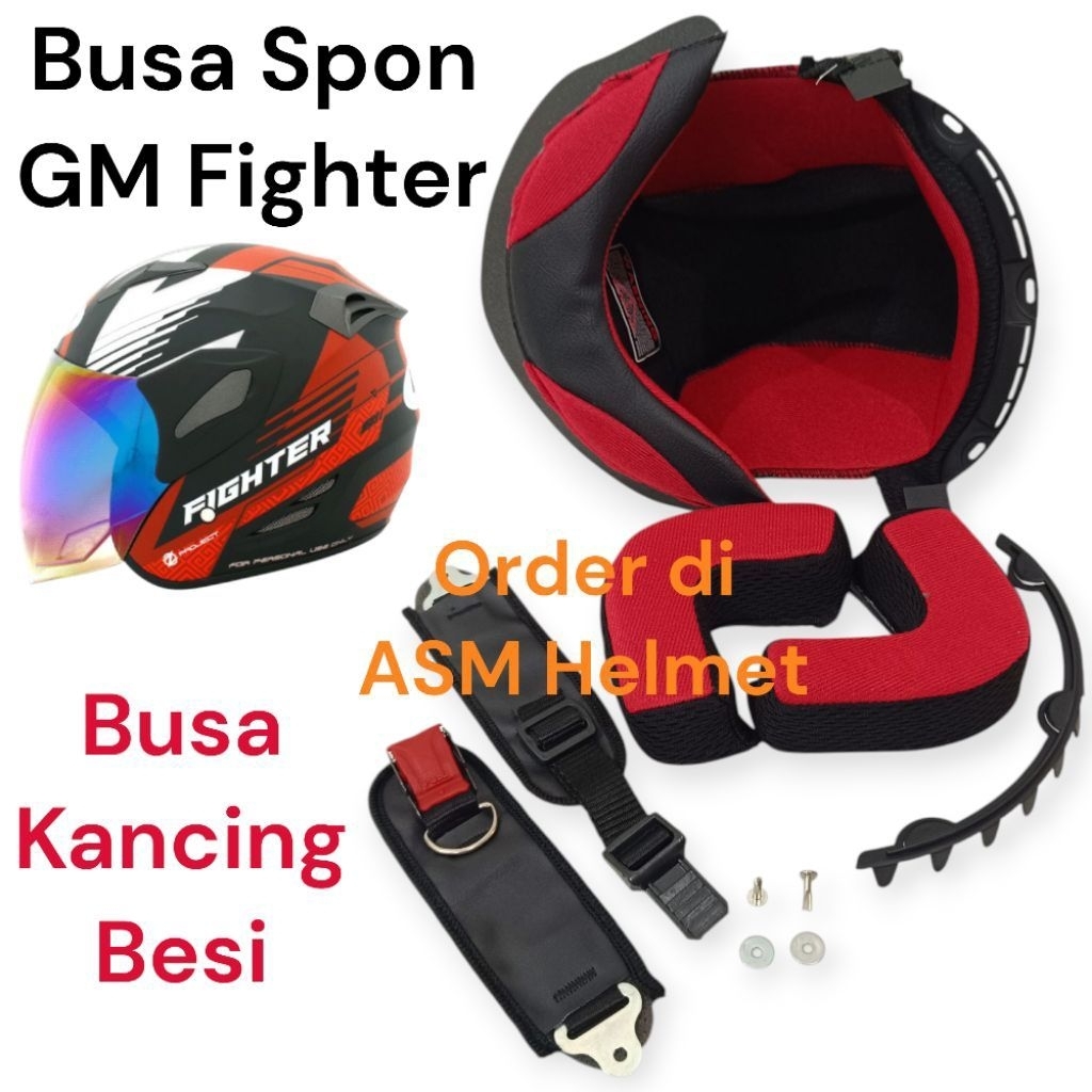 GM Fighter Fullset Helmet Foam Sponge Foam GM Fighter Helmet Inner Foam ...