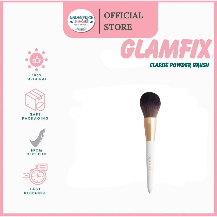 GLAMFIX Classic Powder Brush Make Up 1 Pcs | Shopee Philippines