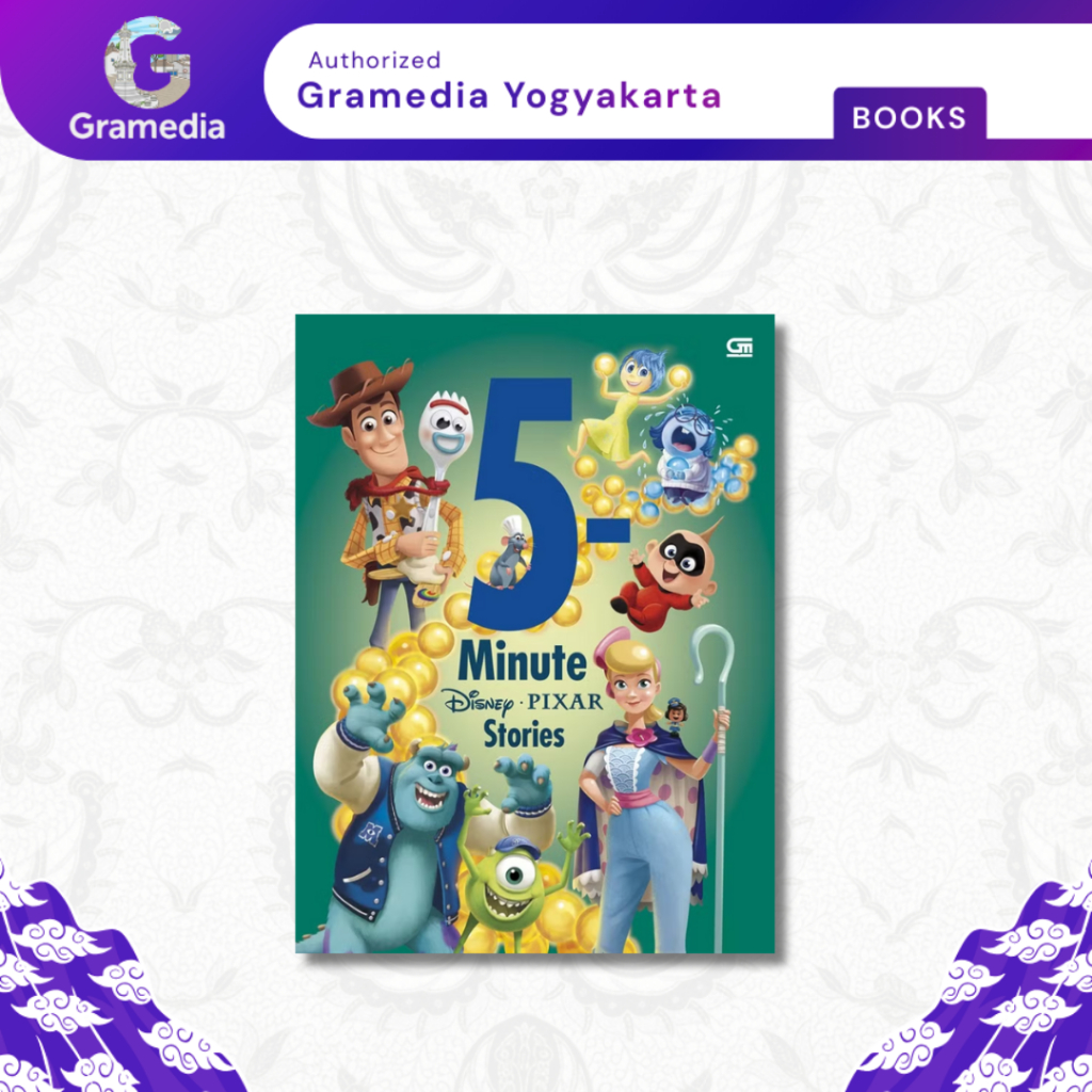 Gramedia Yogya - Disney Pixar 5 Minute Stories (5-Minute Disney Pixar ...