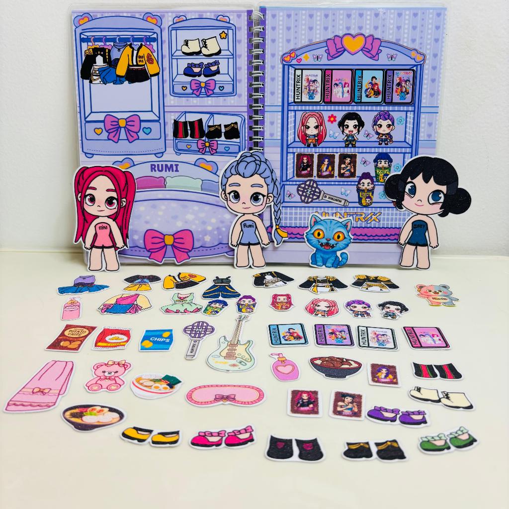 Paper Doll KPOP Demon Hunters Huntrix X Avatar World – Dress Up Paper ...