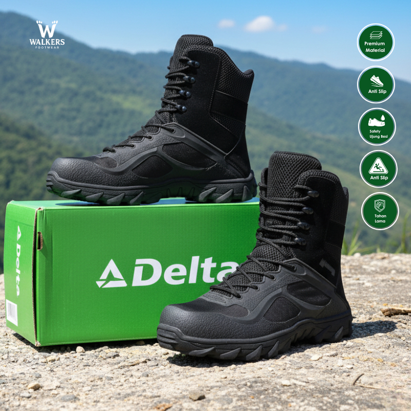 DELTA Men's Shoes CORDURA TacticalDELTA - Men's Safety Boots Steel Toe ...