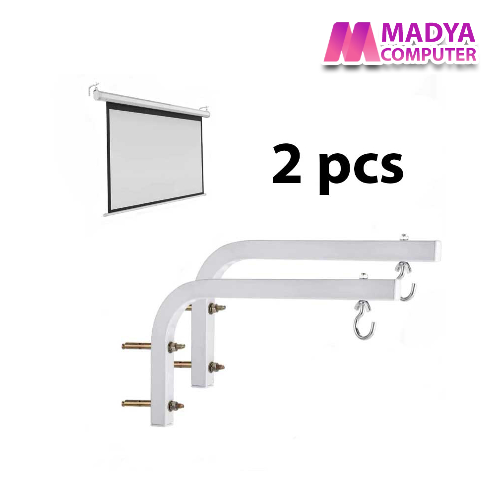 LAYAR Projector Screen Hanging Bracket L-Shaped Hanging Projector Mount ...