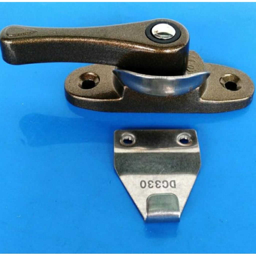 Dekkson CL 330 Aluminum Sliding Door Window Swivel Latch | Shopee ...