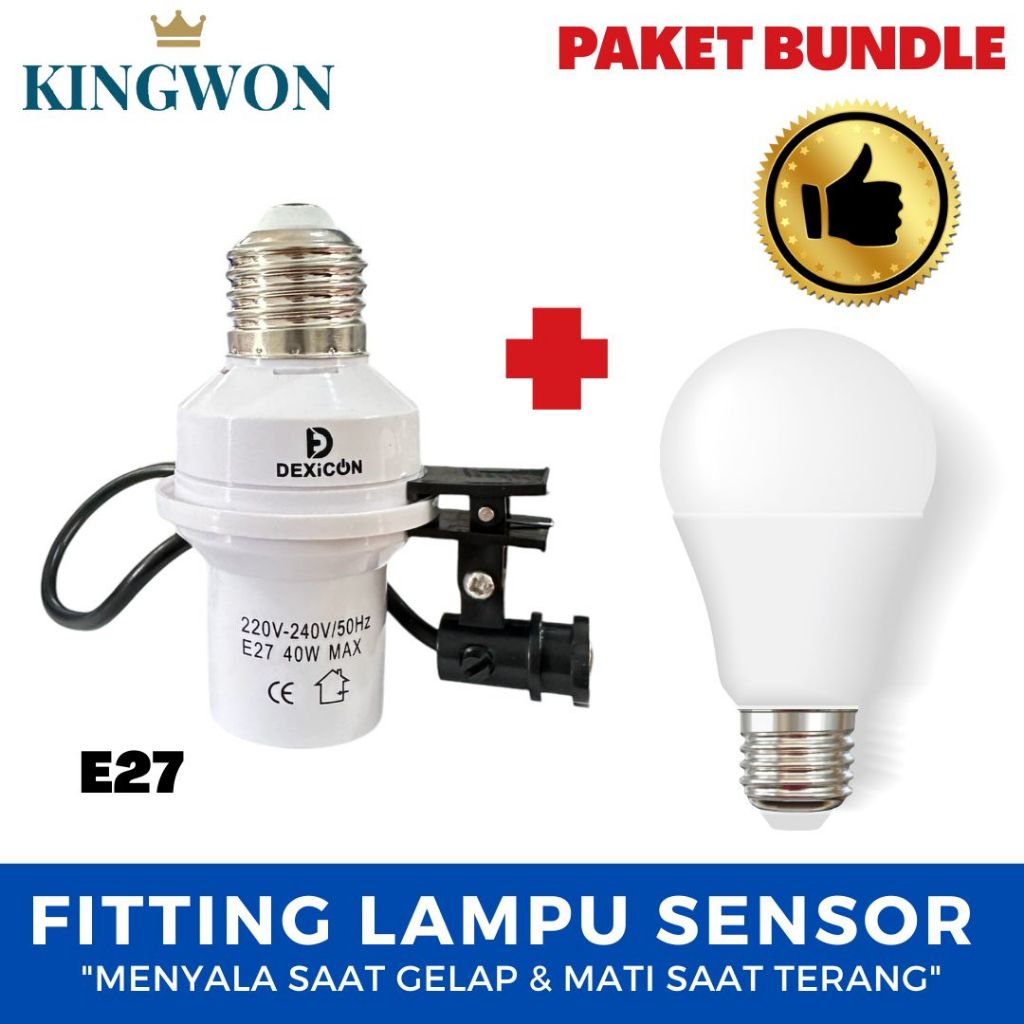 CAHAYA Automatic Light Sensor Fitting Automatic Day Night Light Sensor ...