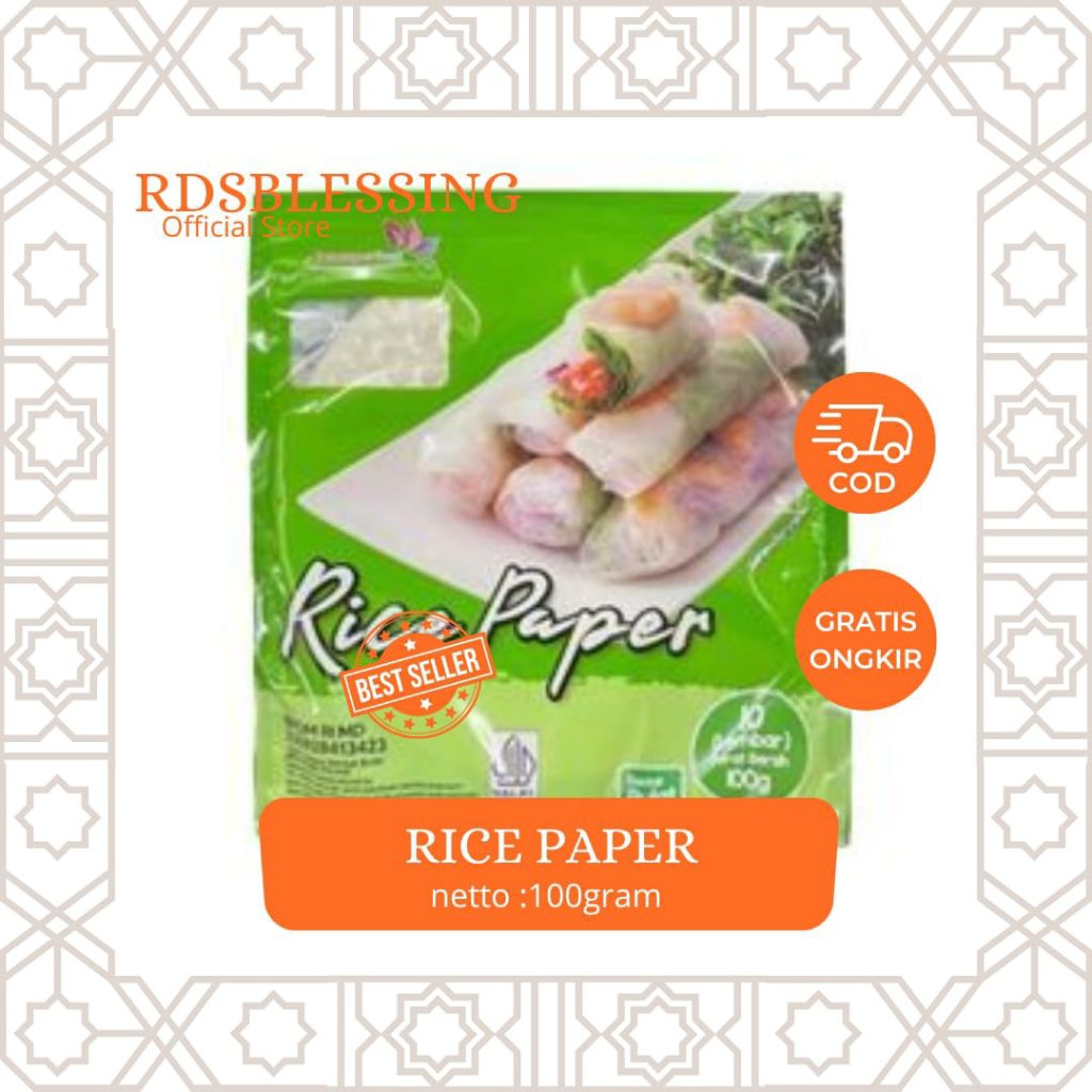 10 sheets of round Rice paper | Shopee Philippines