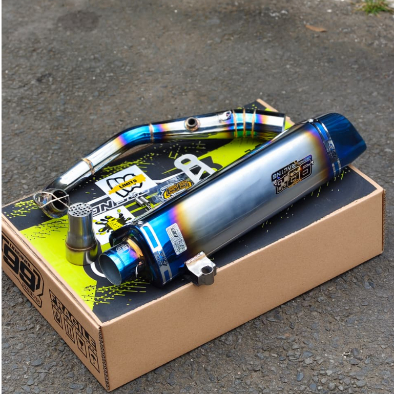 99 racing exhaust yamaha XMAX 250 300 stainless steel full system ...