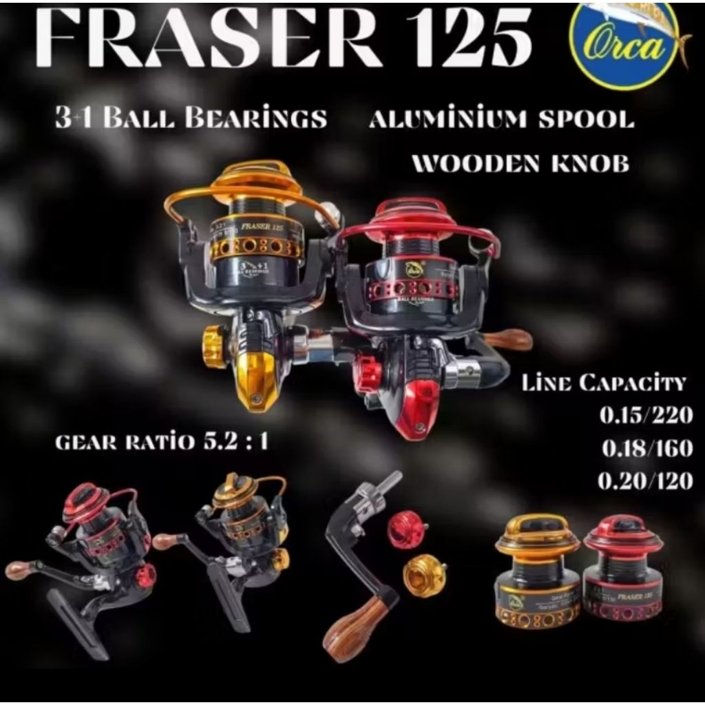 Orca fraser spinning rail | Shopee Philippines
