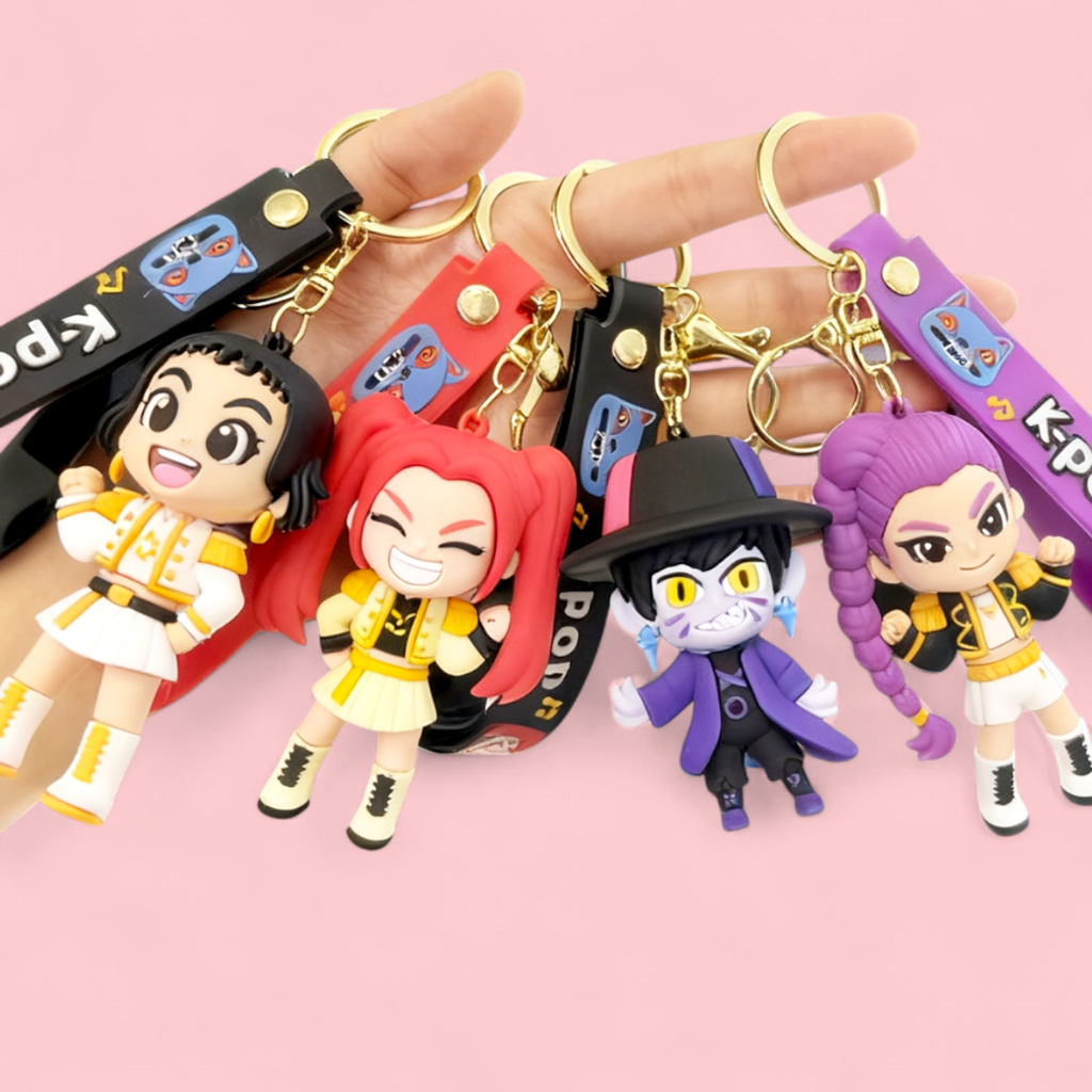 HP GANTUNGAN 3D Keychain KPOP DEMON HUNTER Keychain Rumi Zoey Mira Jinu ...