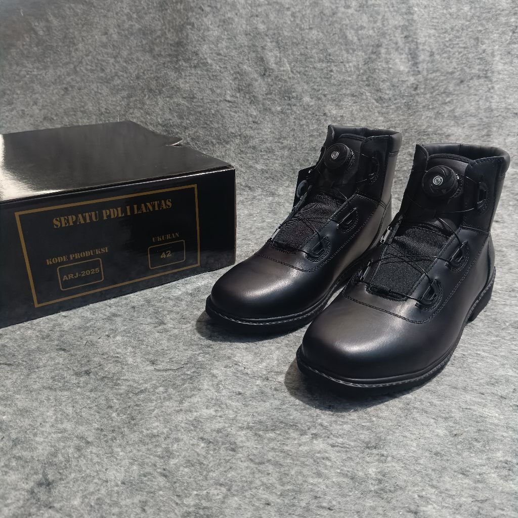 Latest Traffic Police PDL Shoes, Indonesian National Police Quota 2025 ...