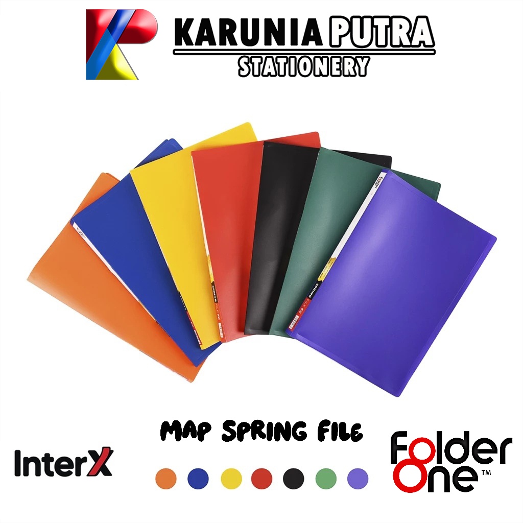 Spring File Clip F4 Folder One By Inter X 1pcs File Organizer Folder ...