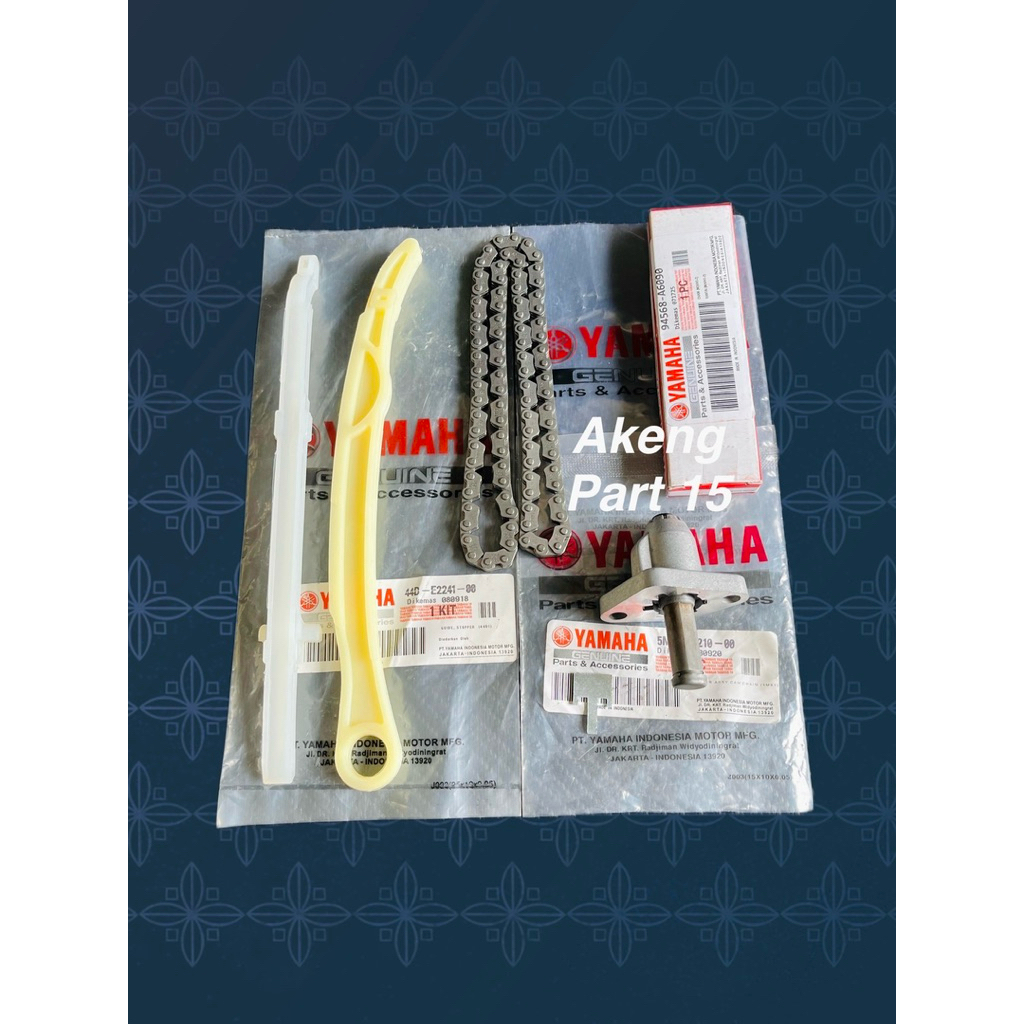 5MX timing chain + 44D Tensioner rubber + Yamaha Xeon old carburetor ...