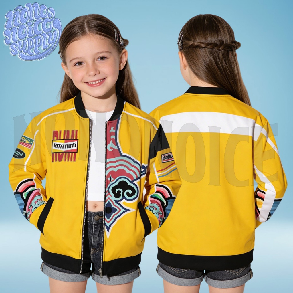 Rumi Huntrix Kpop Demon Hunters Cosplay Kids Jacket Rumi Kpop Demon ...
