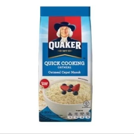 QUAKER Quick Cooking Oatmeal 200gr | Shopee Philippines