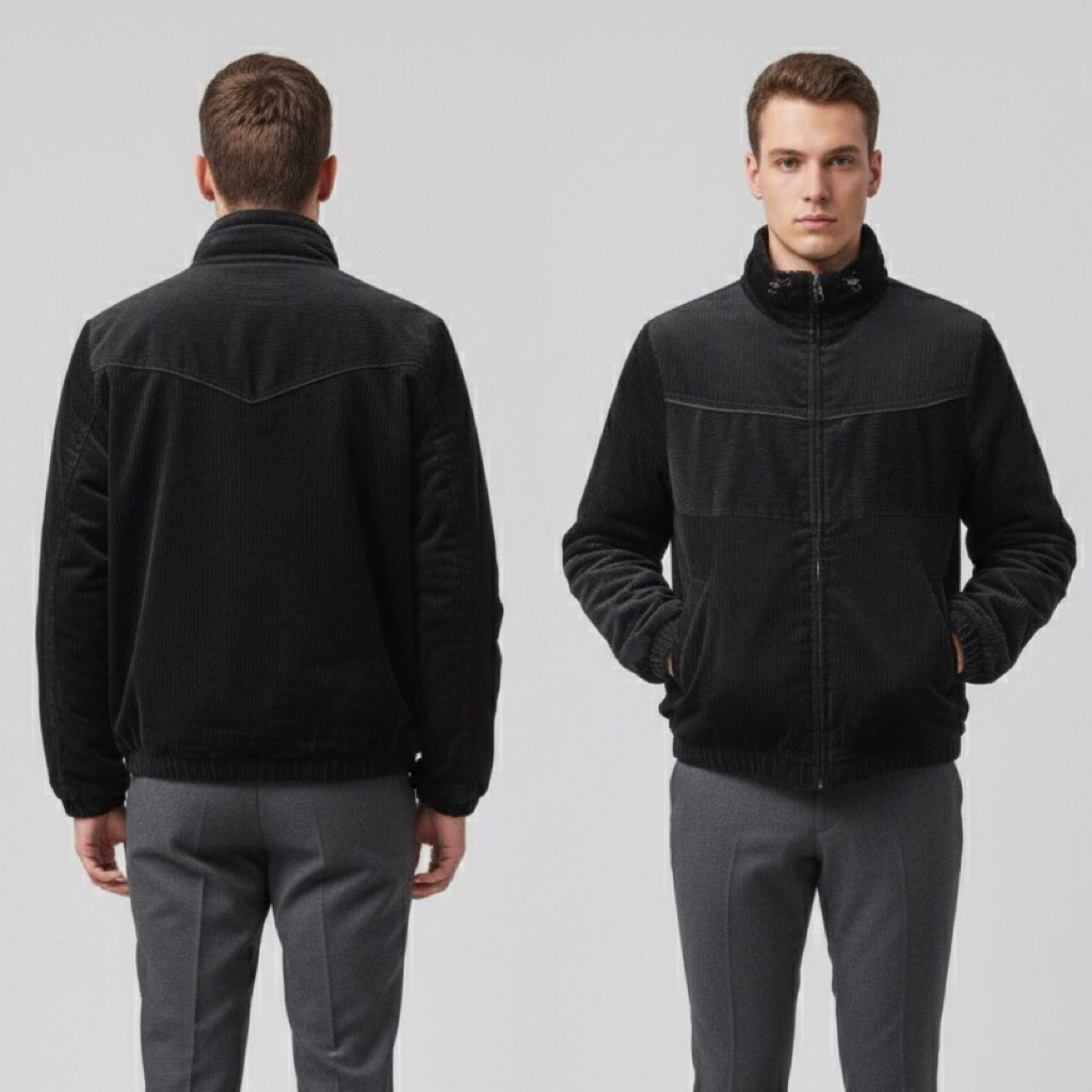 Thick Corduroy Casual Formal Work Jacket | Shopee Philippines