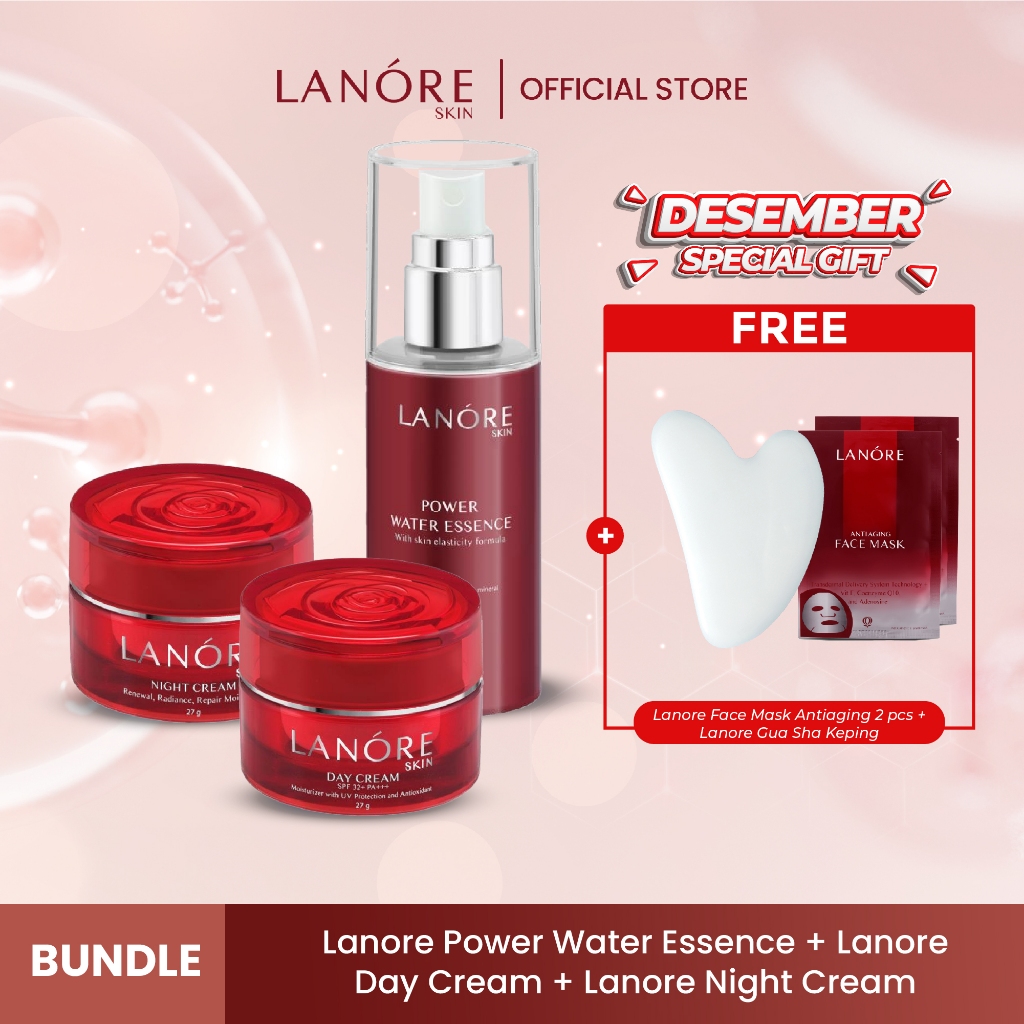 Lanore Skin Night Cream + Lanore Skin Package DAY Cream SPF 32+ PA ...