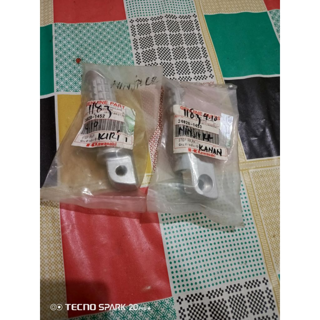 REAR STEP NINJA RR OLD ZX CBU ORIGINAL NOS | Shopee Philippines