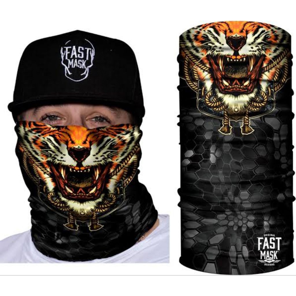 Tiger pattern camouflage hunting buff mask | Shopee Philippines