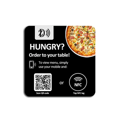Custom QR Code NFC Table Number Acrylic Menu Print Table Sign Scan QR ...