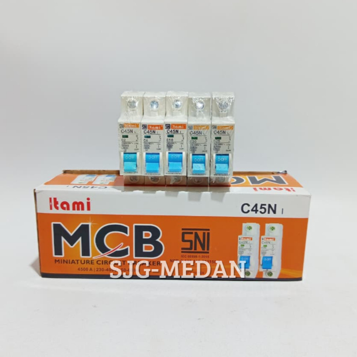 MCB Itami C45N Miniature Circuit Breaker 1Phase 2A 6A 10A 20A 25Ampere ...