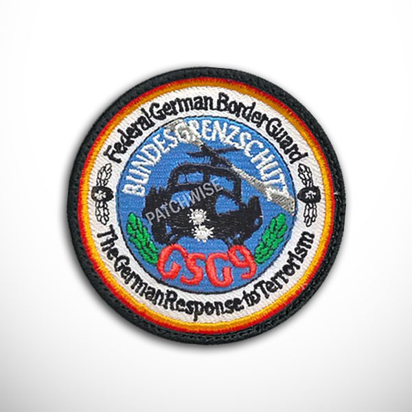 Patch GSG-9 Grenzschutzgruppe-9 Germany Embroidery Logo Emblem Insignia ...