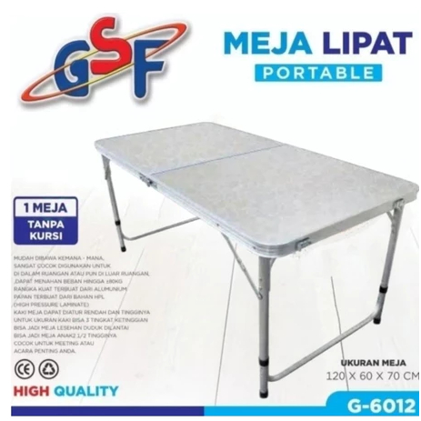 GSF PORTABLE TABLE G 6012 EASY AND PRACTICAL FOR CARRYING ANYWHERE ...