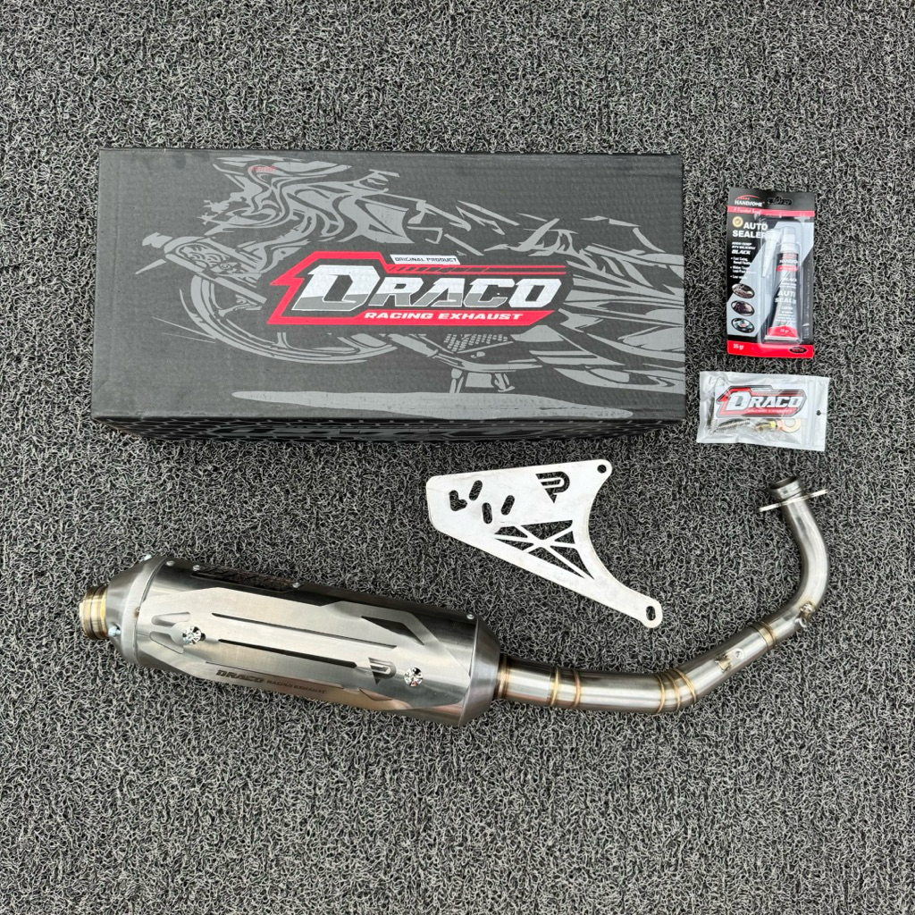 Draco standard racing exhaust Type AX1 Stainless mio sporty smile soul ...
