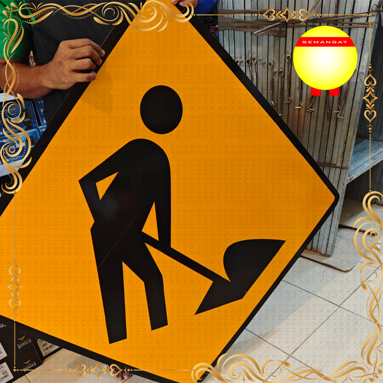 Reflective Traffic Sign Tol Road SignLintas with Folding Frame Type A ...